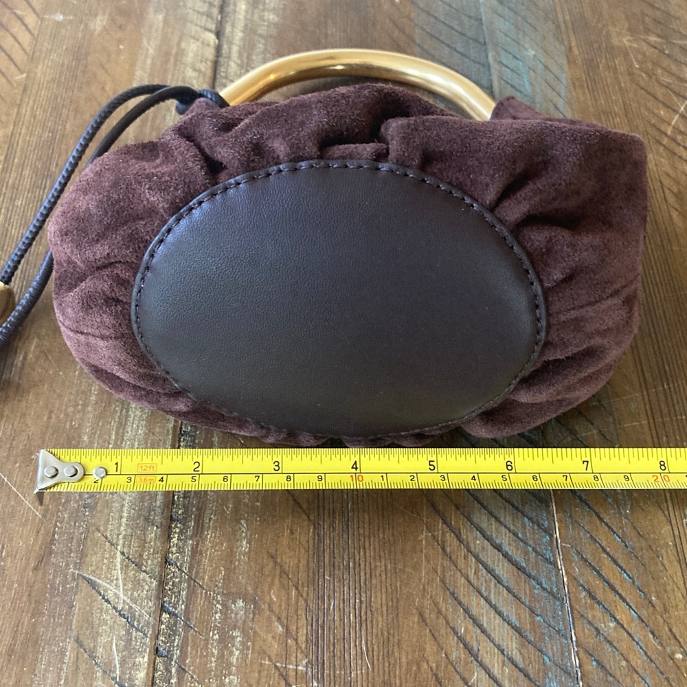 Women’s Madewell Camren Bag New NWT Brown Suede - Picture 3 of 7